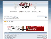 Tablet Screenshot of forum.martial-way.com